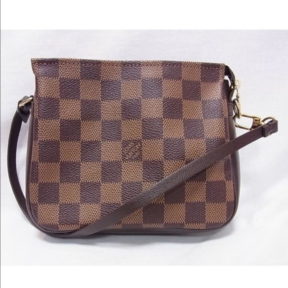 Louis Vuitton Damier Ebene Trousse Makeup Bag Pochette